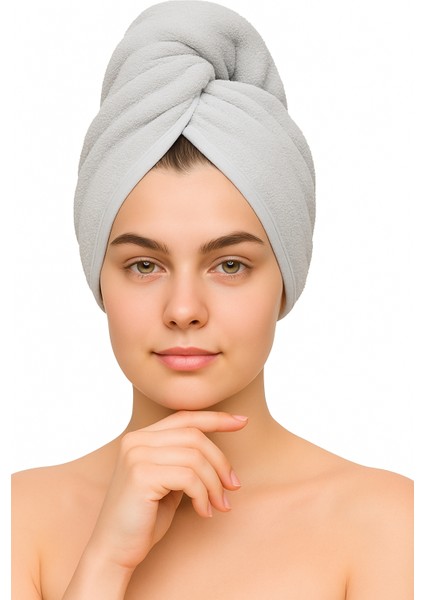 Düğme Lastikli Havlu Bone , Saç Bone ,pamuklu Saç Bone , Bukle Baş Havlusu ,saç Kurutma Bonesi