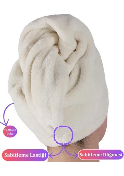 Düğme Lastikli Havlu Bone , Saç Bone ,pamuklu Saç Bone , Bukle Baş Havlusu ,saç Kurutma Bonesi modelleri