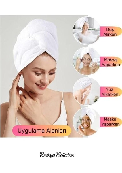 Düğme Lastikli Havlu Bone , Saç Bone ,pamuklu Saç Bone , Bukle Baş Havlusu ,saç Kurutma Bonesi indirimleri