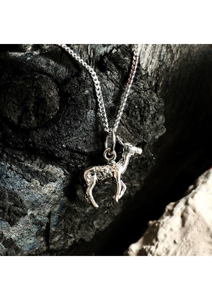Gümüş Ceylan Kolye 925 Ayar Gümüş Mini Ceylan Figürlü Unisex Kolye