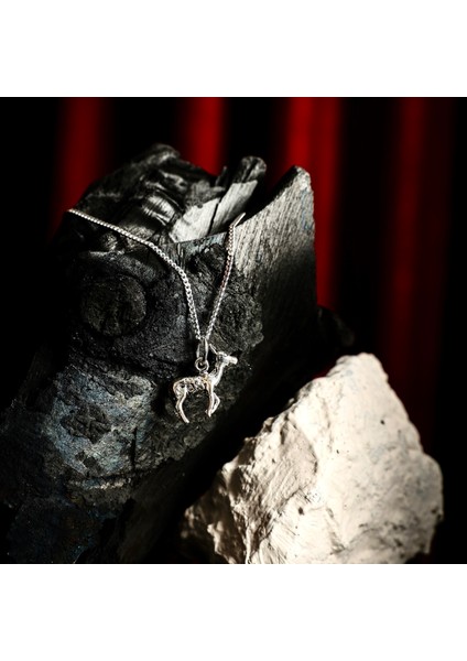 Gümüş Ceylan Kolye 925 Ayar Gümüş Mini Ceylan Figürlü Unisex Kolye modelleri