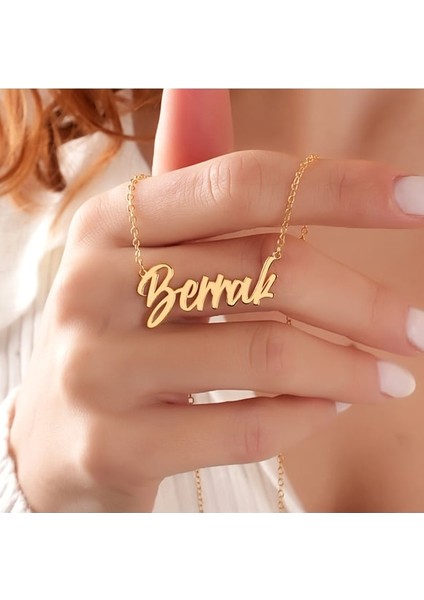 925 Ayar Isimli Kadın Kolye