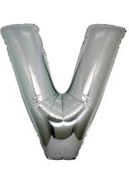 Gümüş Rengi Folyo Balon 1 Metre