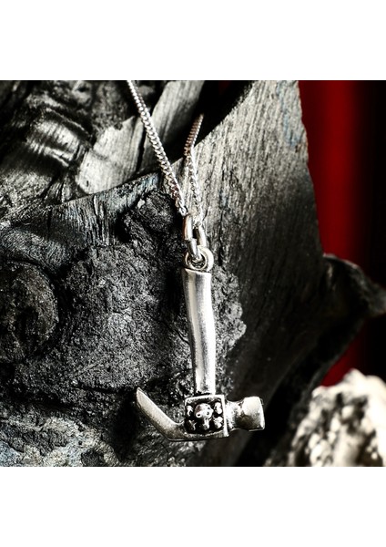 Gümüş Çekiç Kolye 925 Ayar Gümüş Çekiç Figürlü Erkek Kolye fiyatları