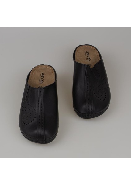 Siyah Kadın Hafif Dolgu Burnu Kapalı Terlik 09-269 fiyatları