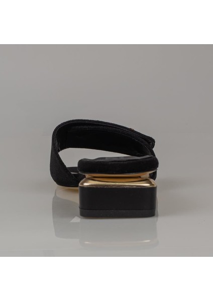 Siyah Düz Süet Saten Kadın Akustik Terlik fırsatları