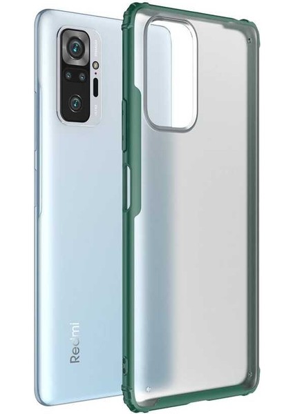 Xiaomi Redmi Note 10 Pro Kılıf Xemu Volks Kapak-Koyu Yeşil