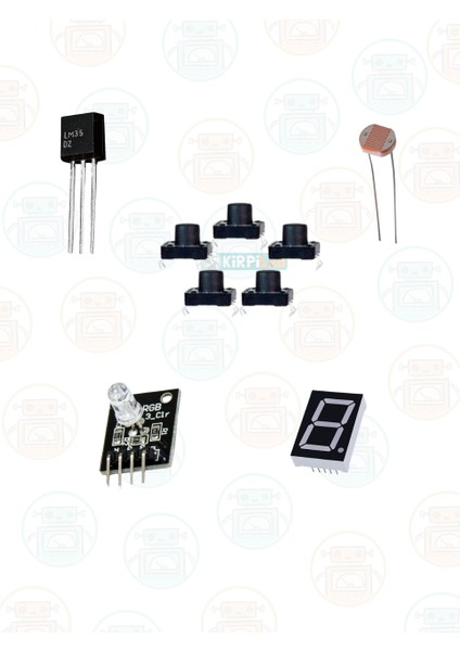 Arduino Başlangıç Seti 25 Parça 147 Bileşenli Maker Seti + Saklama Kutulu modelleri