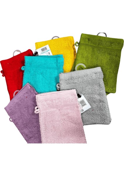 (3 Adet ) Pamuklu Bebek Kese , Çocuk Kese ,yetişkin Kese, Havlu Banyo Kese-Lifi Outlet