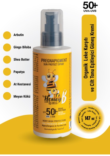 Pregnapigment Sun Spray 147 ml Renk Düzenleyici Güneş Spreyi