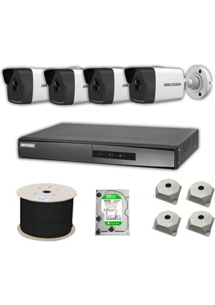 Ip Kamera 4'lü Set - 2MP