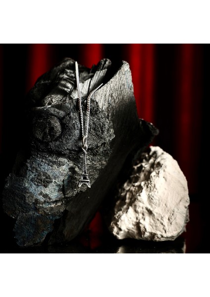 Gümüş Eyfel Kulesi Kolye 925 Ayar Gümüş Eyfel Kulesi Figürlü Unisex Kolye indirimleri