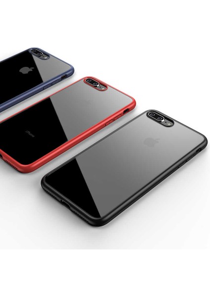 iPhone 8 Plus Kılıf Xemu Hom Silikon-Lacivert indirimleri