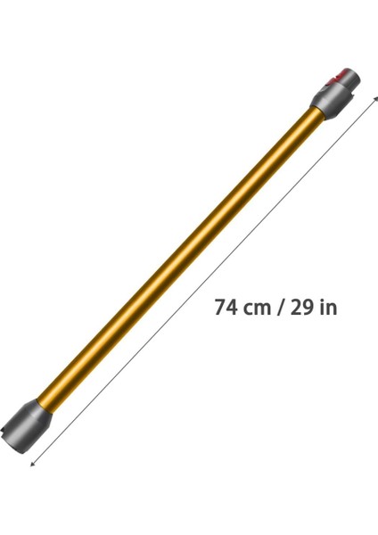 Dyson V12 Slim Complete Uyumlu Kablosuz Süpürge Borusu - Altın fiyatları