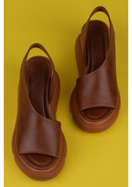 Taba Kalın Taban Ultra Hafif Yan Kapalı Kadın Sandalet indirimleri