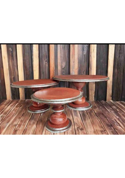 Ahsap Gümüş Varaklı Sunumluk modelleri