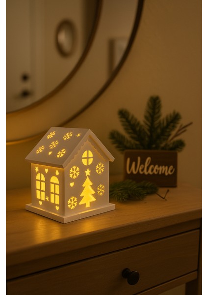 Dekoratif Işıklı Ev Mumluk – Tealight veya LED Uyumu – El Yapımı Nostaljik Masaüstü Ev Dekoru fırsatları