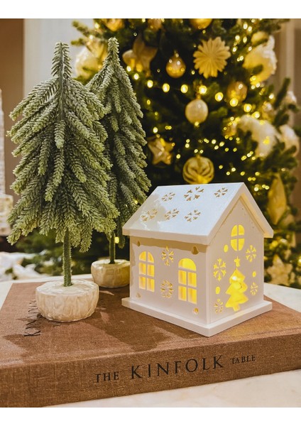 Dekoratif Işıklı Ev Mumluk – Tealight veya LED Uyumu – El Yapımı Nostaljik Masaüstü Ev Dekoru