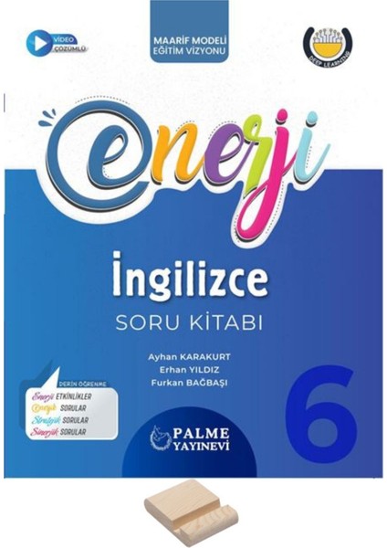 6. Sınıf Ingilizce Soru Kitabı ve Telefon Tutucu