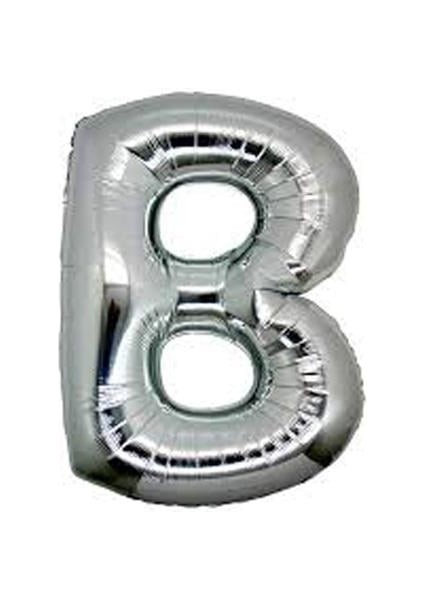 Gümüş Rengi Folyo Balon 1 Metre