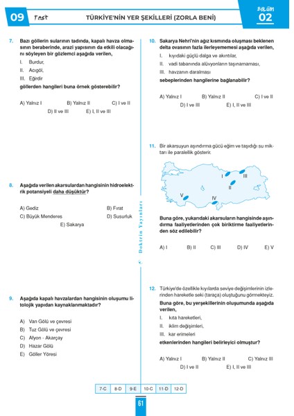 2026 Kpss Coğrafya Soru Bankası / Rıza Akın Kayar modelleri