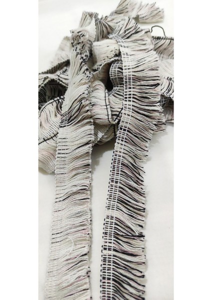 Renkli Kenar Püskül Saçak