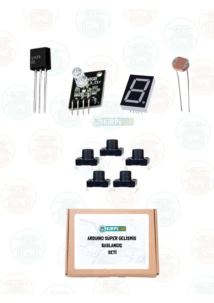 Arduino Başlangıç Seti 24 Parça 126 Bileşenli Maker Seti modelleri