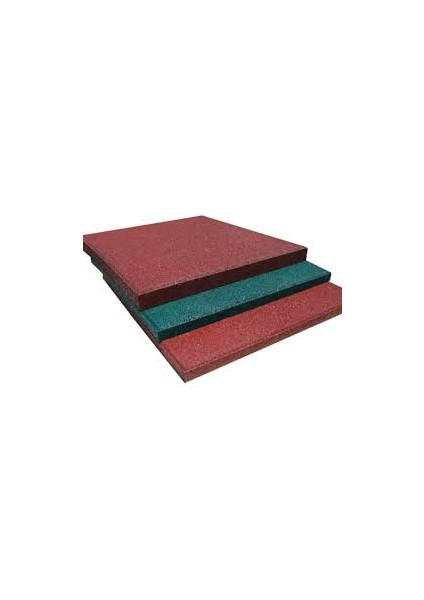 Karo Kauçuk Zemin Kaplama 2cm 50*50 cm ye ölçülü
