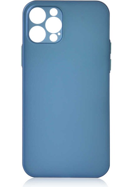 iPhone 12 Pro Uyumlu ​​​​xemu Slims Kapak-Saks Mavi