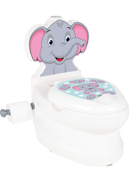 Işıklı ve Su Sesli Fil Şekilli Eğitici Çocuk Lazımlık Klozet | Tuvalet Eğitimi Için Oyuncak Klozet fırsatları