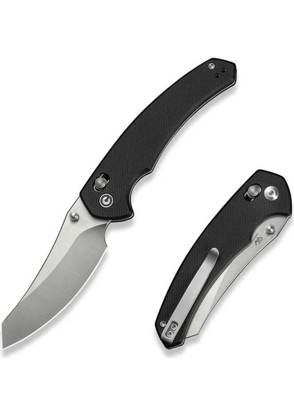 Sixgill Thumb Stud & Crossbar Lock Knife Black G10 Handle Çakı fiyatları