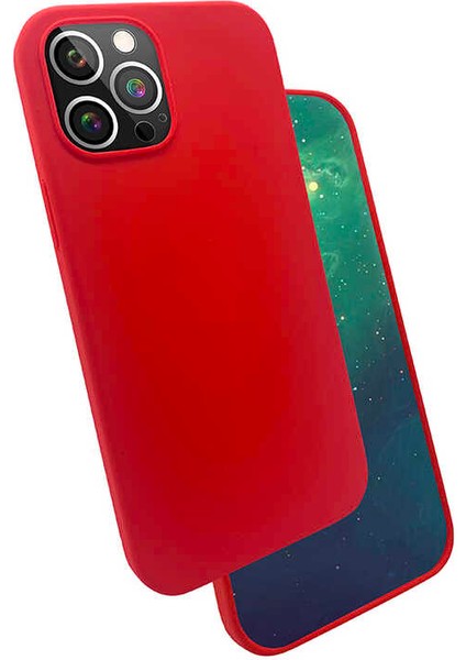 iPhone 12 Pro Max Uyumlu Xemu Silk Silikon-Lacivert modelleri