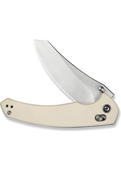 Sixgill Thumb Stud & Crossbar Lock Knife Ivory G10 Handle Çakı fırsatları
