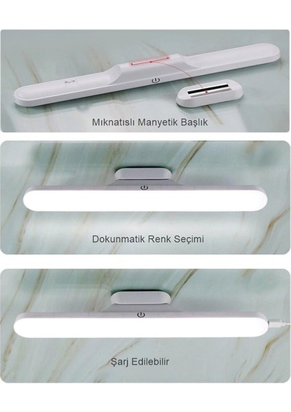 Şarjlı LED Aplik Dokunmatik Mıknatıslı fırsatları