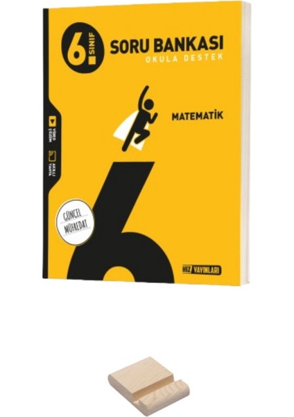 6. Sınıf Matematik Soru Bankası ve Telefon Tutucu
