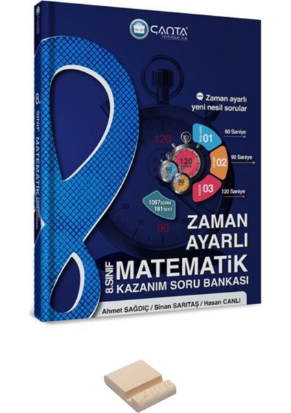 Lgs 8. Sınıf Matematik Zaman Ayarlı Kazanım Soru Bankası ve Telefon Tutucu