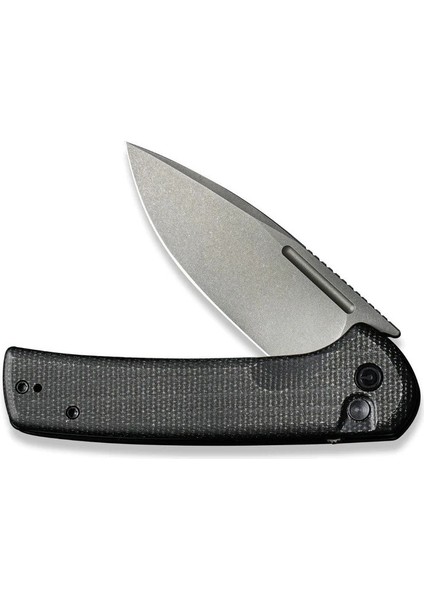 Conspirator Flipper & Button Lock Knife Black Micarta Handle fırsatları