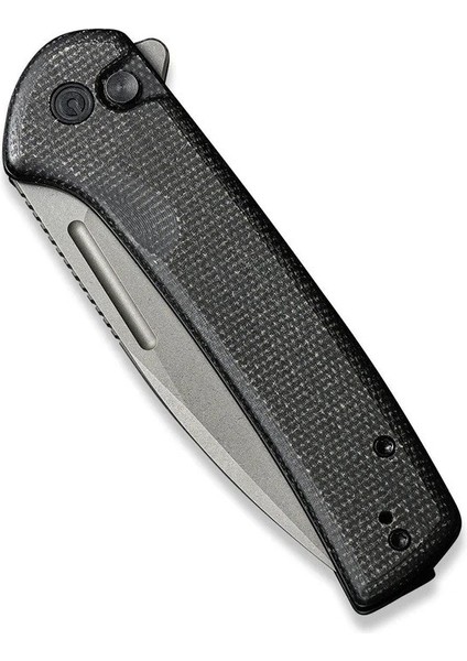 Conspirator Flipper & Button Lock Knife Black Micarta Handle indirimleri