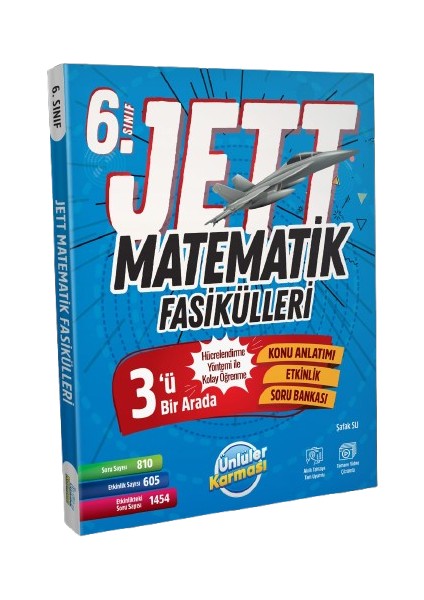 6. Sınıf Jett Matematik Fasikülleri ve Telefon Tutucu