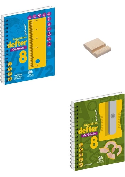 Lgs 8. Sınıf Matematik ve Fen Bilimleri Kazandıran Defter + Telefon Tutucu