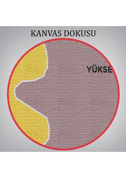 Hakkari Ili ve Ilçeler Haritası Dekoratif Kanvas Tablo 1352