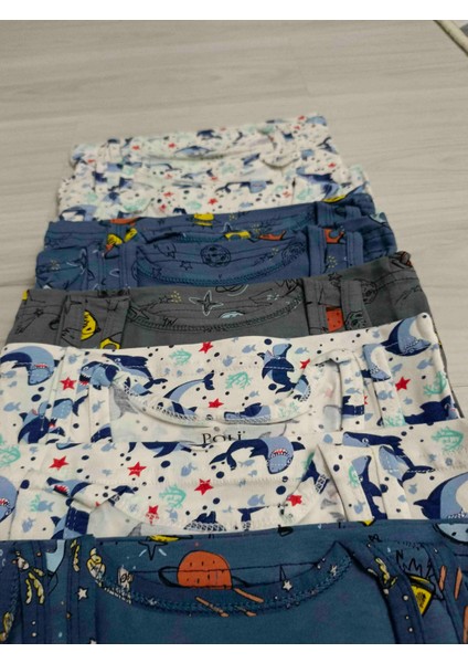 Erkek Çocuk Desenli Atlet 12 Li Set