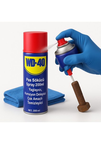 WD-40 Pas Sökücü Sprey 200ml