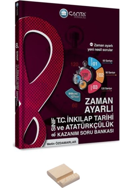Lgs 8. Sınıf Inkılap Tarihi Zaman Ayarlı Kazanım Soru Bankası ve Telefon Tutucu