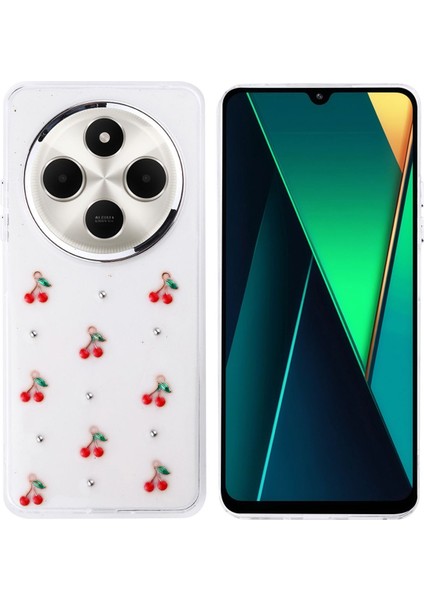 Xiaomi Redmi 14C Uyumlu Kabartma Desenli Epoksili Kılıf