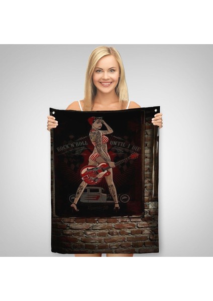 Müzisyen Kadın Dekoratif Duvar ÖRTÜSÜ-HALISI-6496 fiyatları