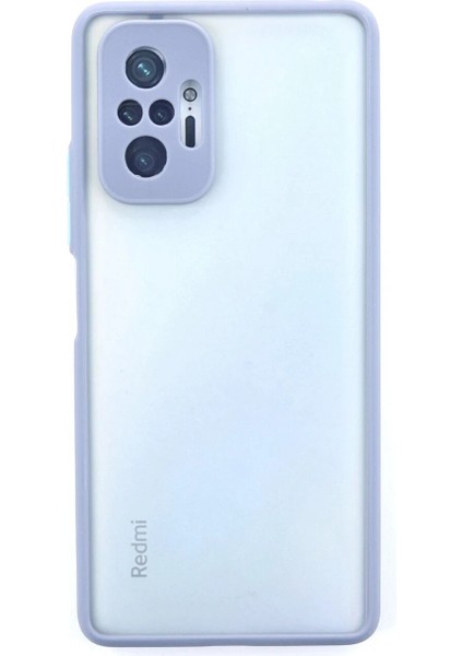 Xiaomi Redmi Note 10 Pro Kılıf Montreal Silikon Kapak - Gri Nrmsa