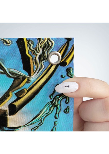 Salvador Dali'nin Eriyen Saat Belleğin Azmi Duvar ÖRTÜSÜ-HALISI-6599 fırsatları