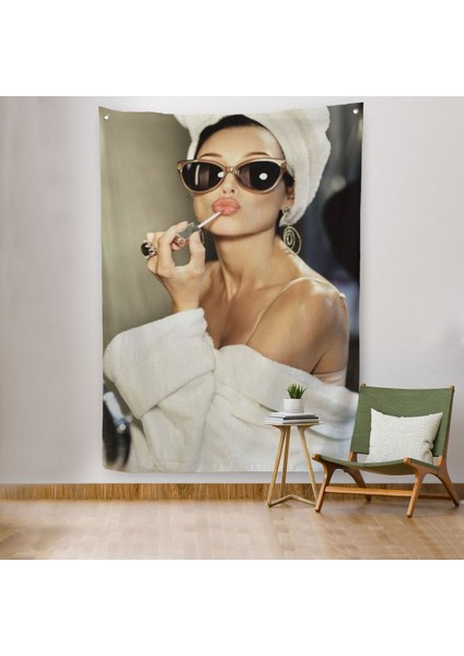 Audrey Hepburn Duvar Örtüsü - HALISI-5106