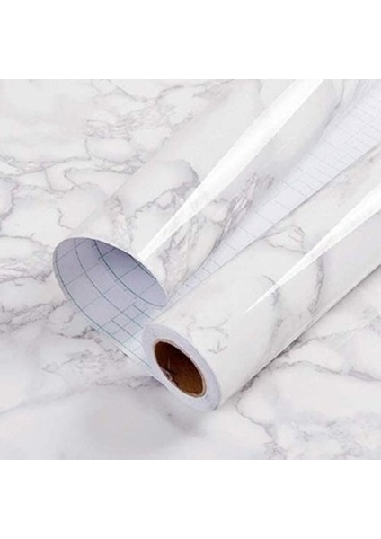 5 Metre Mermer Desenli Tezgah Folyosu - Kendinden Yapışkanlı Pratik Mermer Desenli Tezgah Kaplama Su Geçirmez - 5 METRE X 60 CM fiyatları